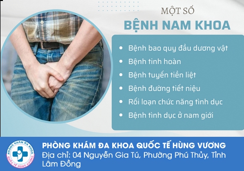 Các bệnh nam khoa thường gặp hiện nay.